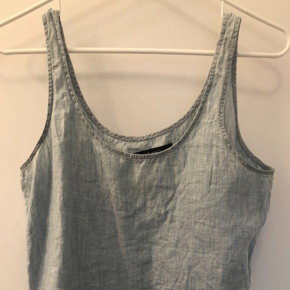 J Brand Liat Linen Peplum Tank - Picture 3 of 4